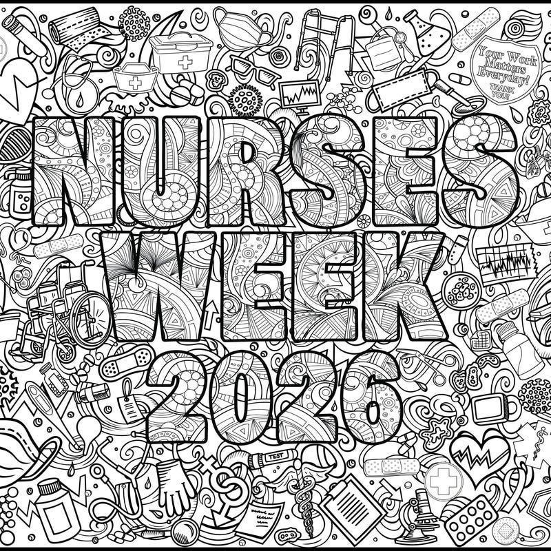 Cna Coloring Pages - Etsy