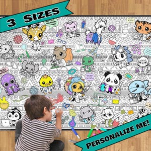 Lab Week 2026 Coloring Page Giant Coloring Poster for Lab Week Lab Tech Animals Fun Lab Week Coloring Page for clinicians