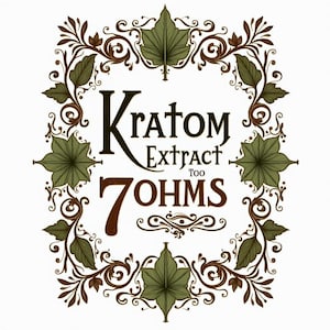 Kratom Extract From Plant to Potent Alkaloid 7-OH-mitragynine Primary psychoactive compound in kratom (PDF Guide in how to make 7 Ohms)