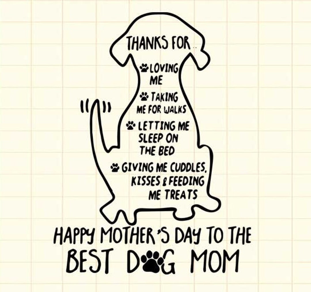 Happy Mothers Day Dog Svg, Mom Svg, Best Mom Svg, Mother Day Svg ...