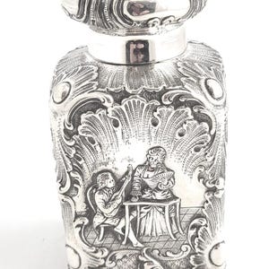 Hanau, Germany Silver Tea Caddy by Georg Roth & Co. 1891-1919