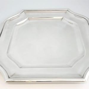 Christofle Art Deco Sterling Silver Tray Date Mark 1853-1935 France RARE