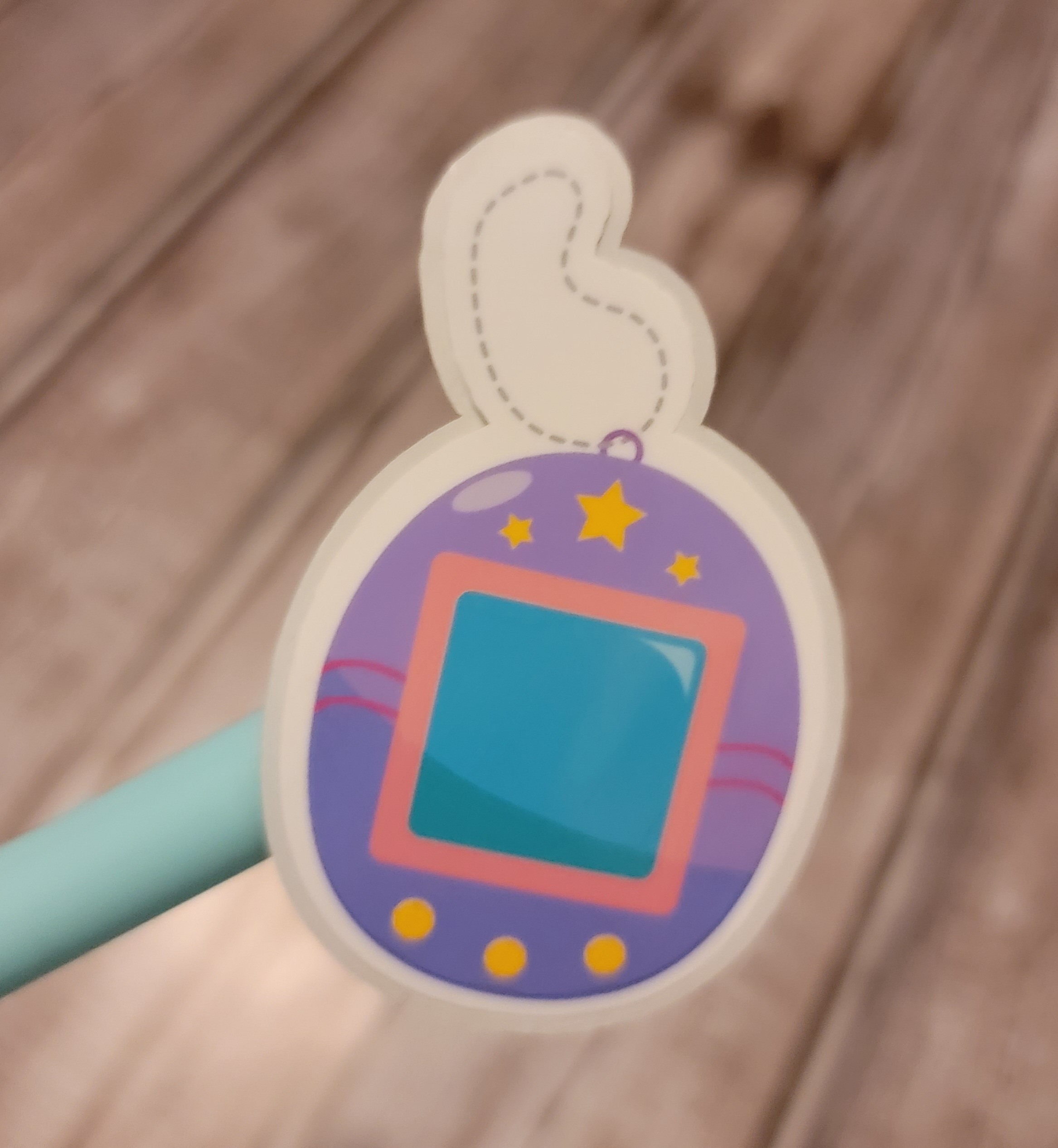 Keychain Pet Game Sticker, 90s, Retro, Game, Nostalgia, Cute