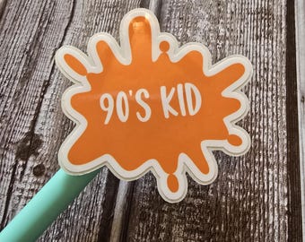 90s Kid, Millennial, Nickelodeon, Funny, Sticker