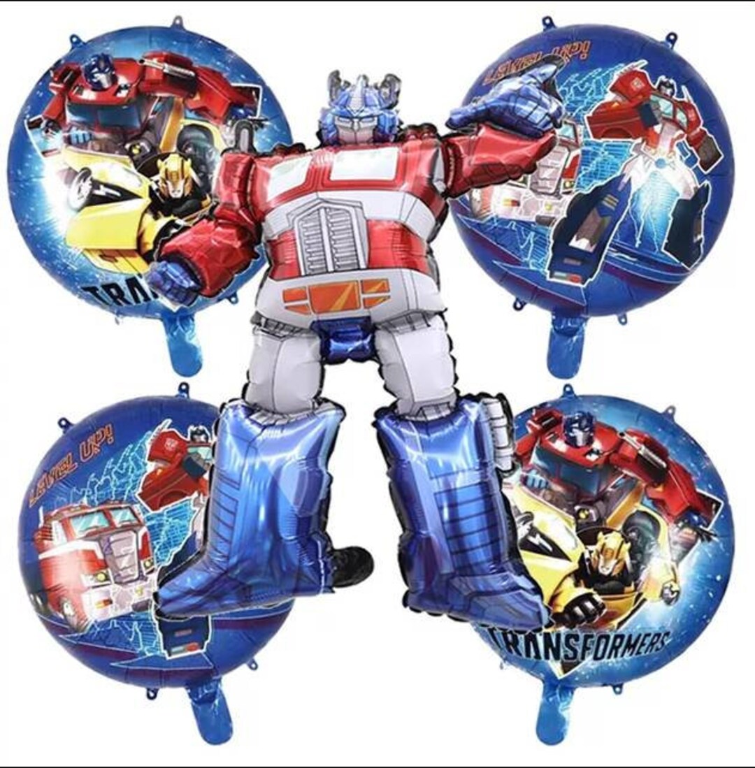 5pc TRANSFORMERS Balloons Etsy