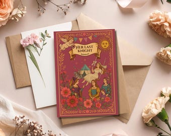 Renaissance Bachelorette Invitation: Medieval Bridal Shower, Editable Canva Template