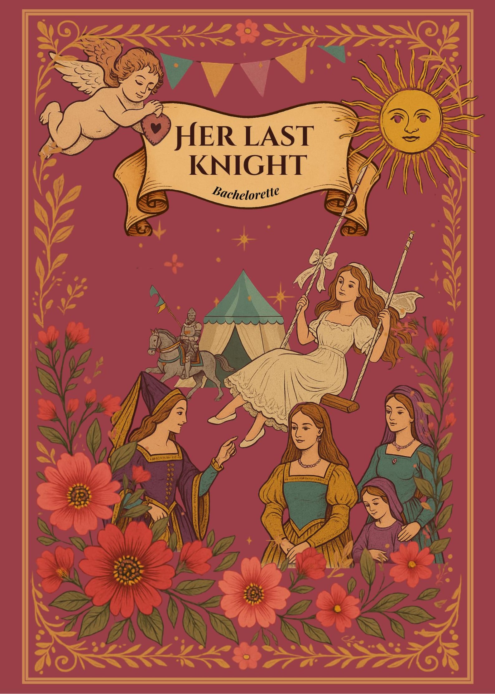 Her Last Knight Bachelorette Invitation | Renaissance Faire Themed ...