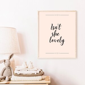 Isn&#39;t She Lovely Wall Decor