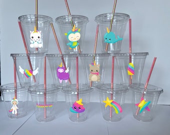 Unicorn Party Disposable Cups .