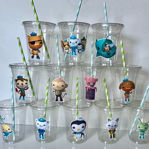 Octonauts Disposable Party Cups, Octonauts Party Favors.