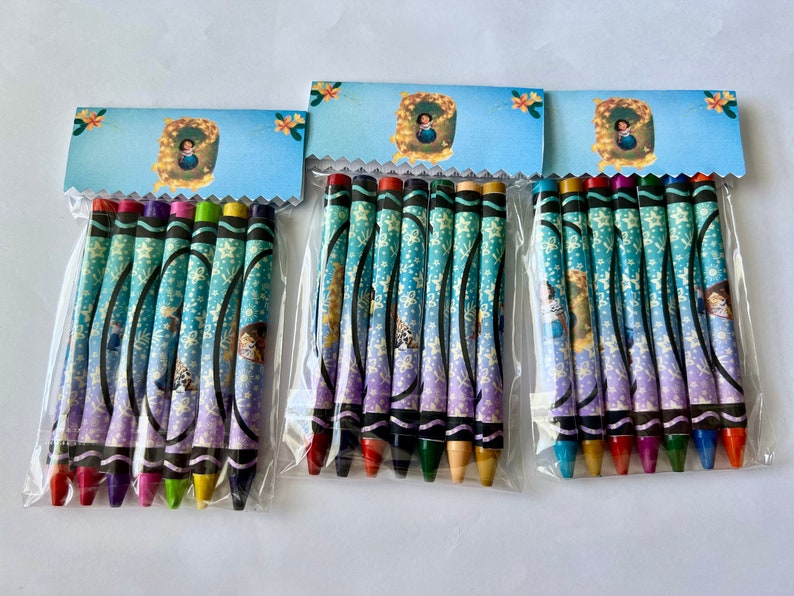 Encanto Crayons, Party Favor, Birthday Favor. Etsy
