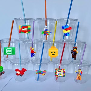 Lego Disposable cups, party favor, Birthday favor