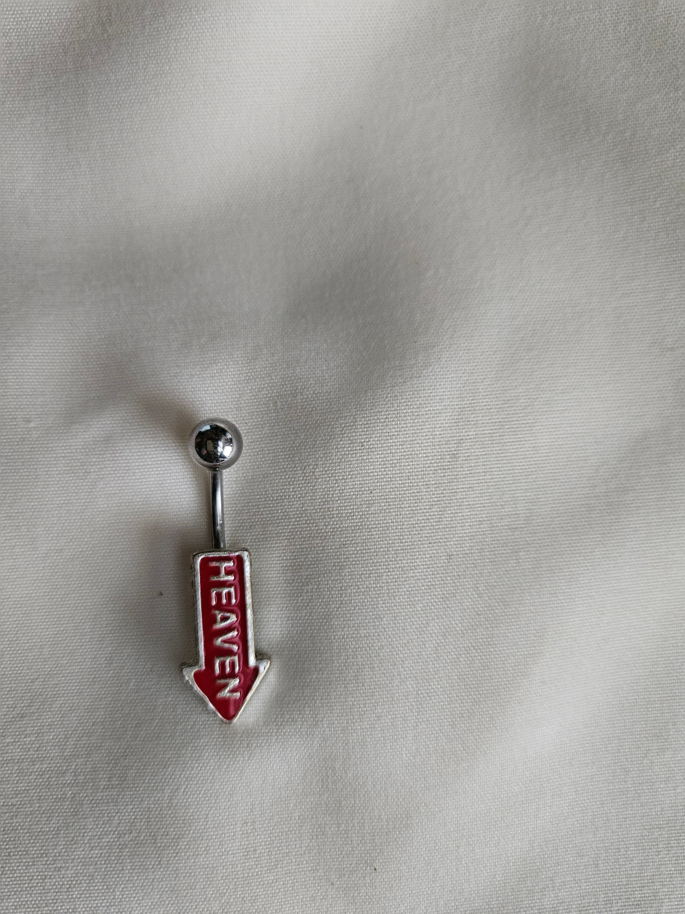 Heaven Arrow Navel Belly Ring Etsy
