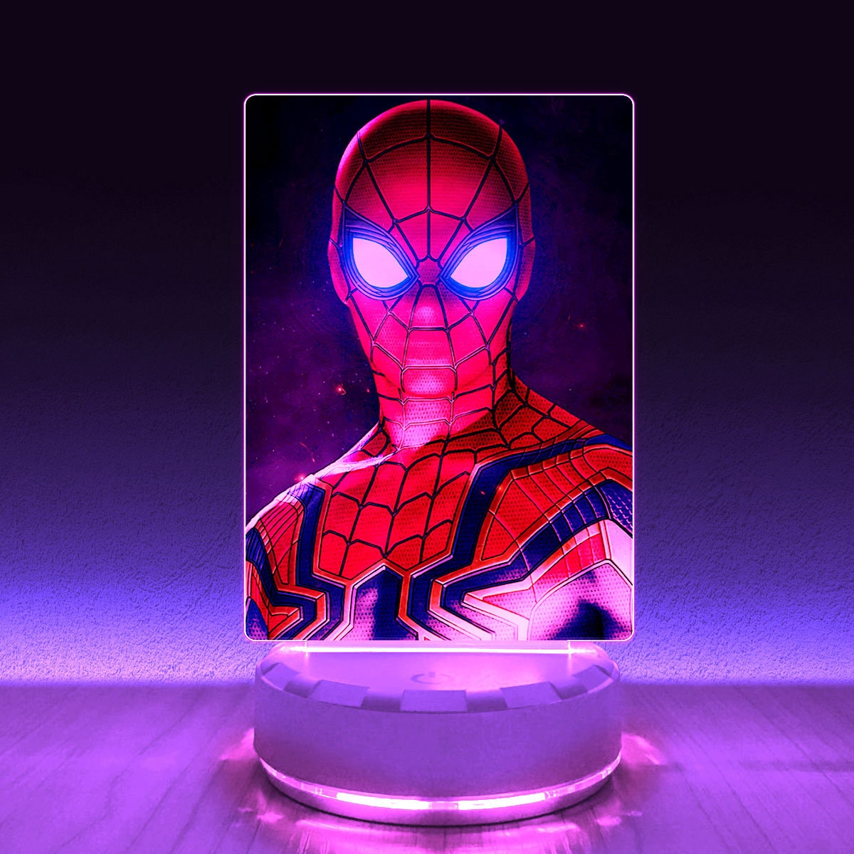Masque Lumineux Spiderman Noir, Masques LED Spider-Man