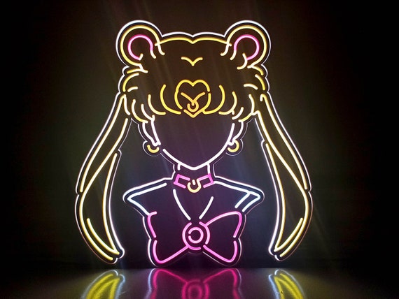 Sailor Moon Led Light Anime Sailor Moon Led Sign Anime Led Neon