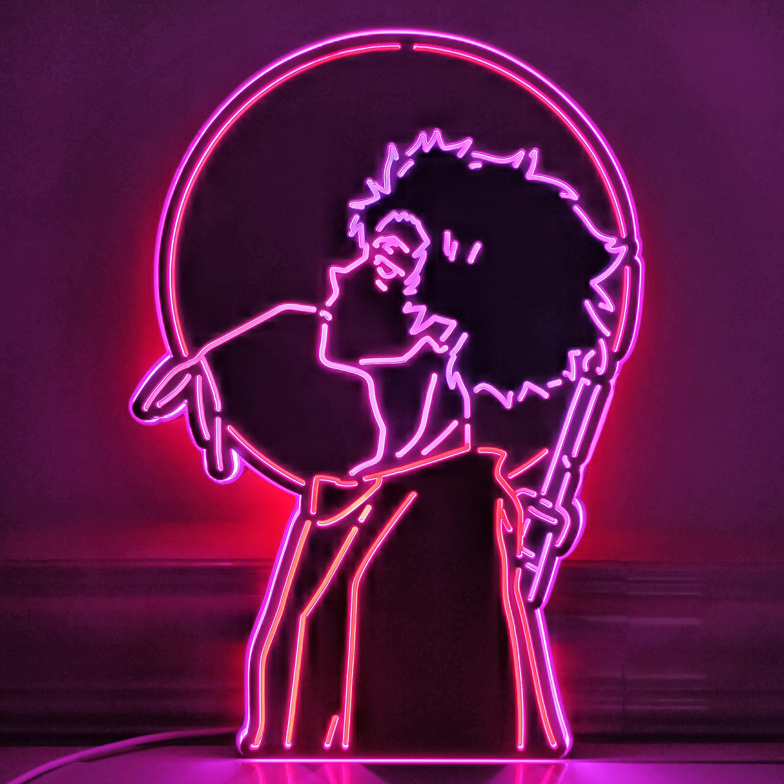 Samurai Champloo Novelty Led Light Sign, Custom Japanese Anime