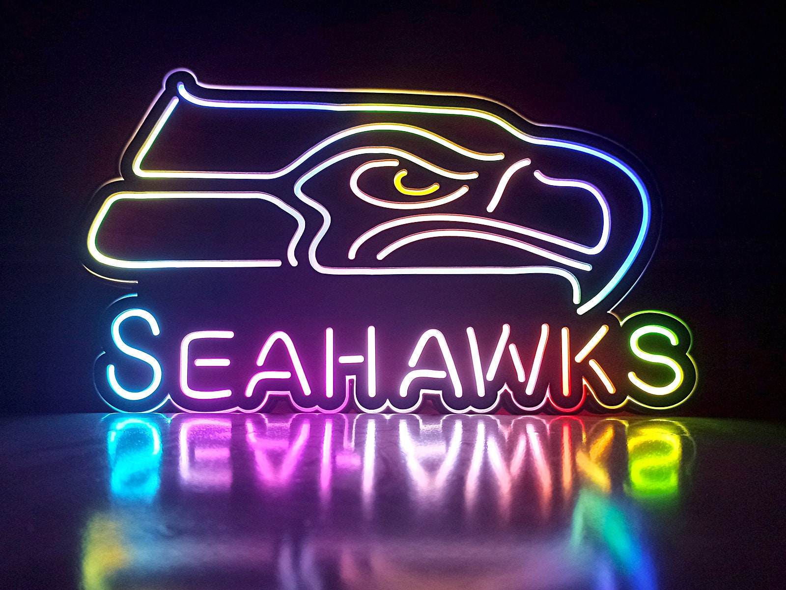 Seahawks Neon Sign Etsy UK