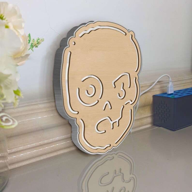 Mummy Led Light Box, Scary Mummy Wall Art Decor, Personalized Light ...