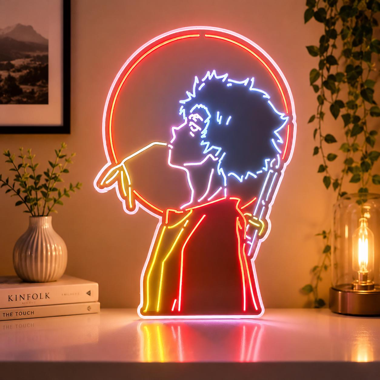 Samurai Champloo LED Lightbox, Anime Manga Neon-like Sign, Game