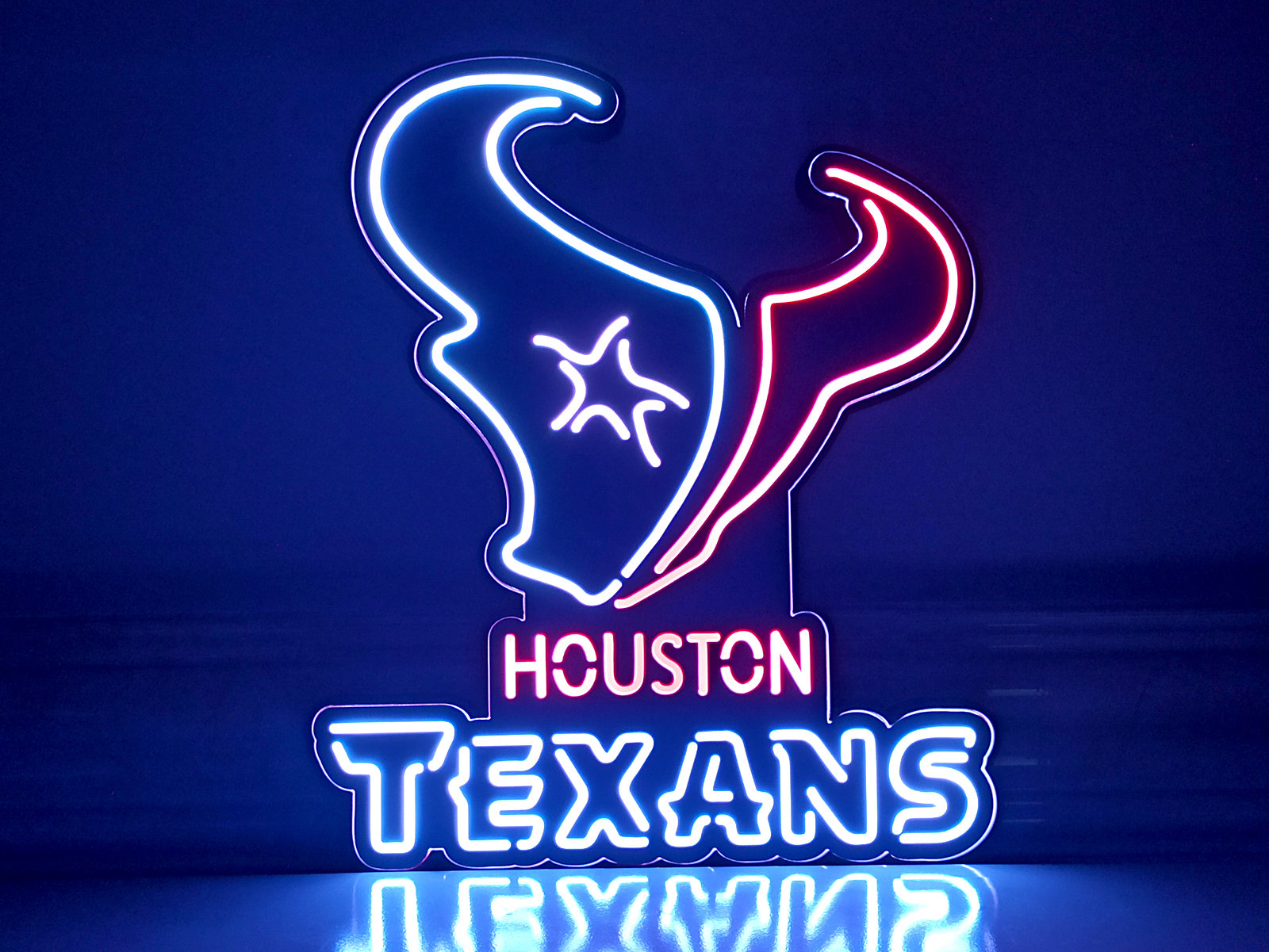 Houston Texans NFL Led Sign, NFL Led Light Box, Desktop Decoration