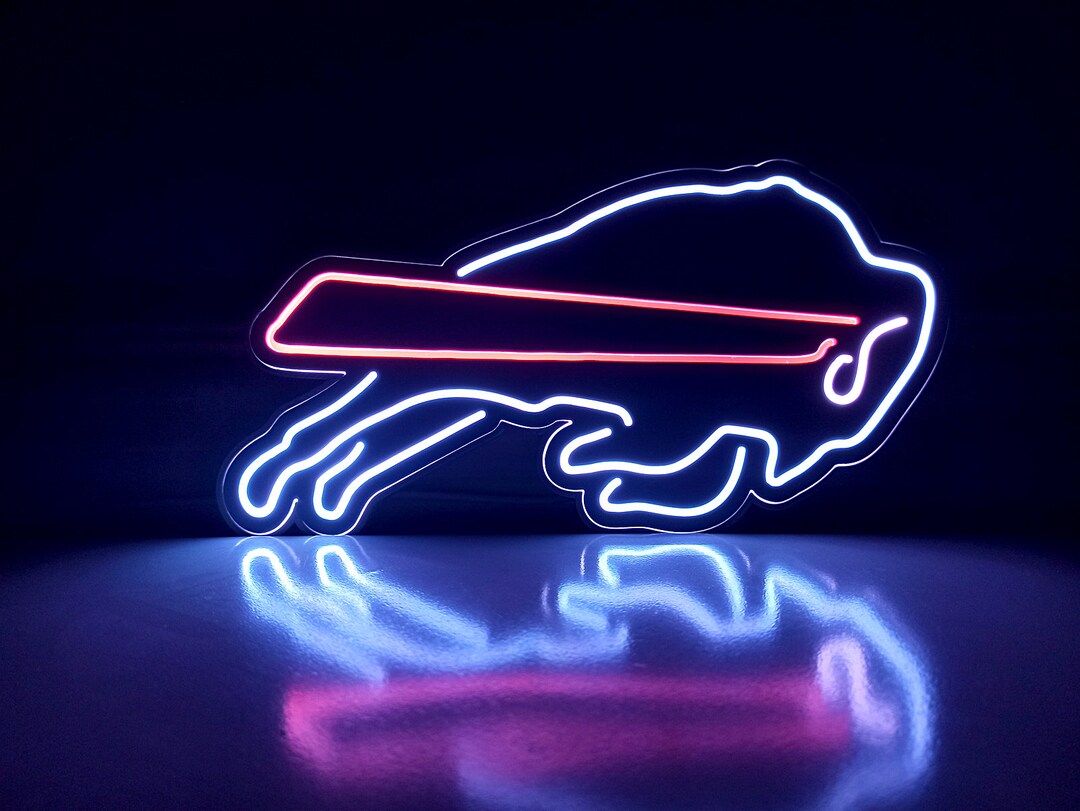 Buffalo Bills NFL Led Light NFL Desktop Decoration Wall Hangings Man