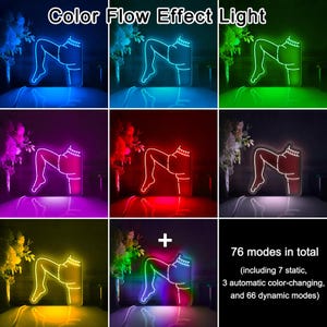 Knee-knocking Led Light Box, Kickboxing Wall Art Decor, Light Sign ...