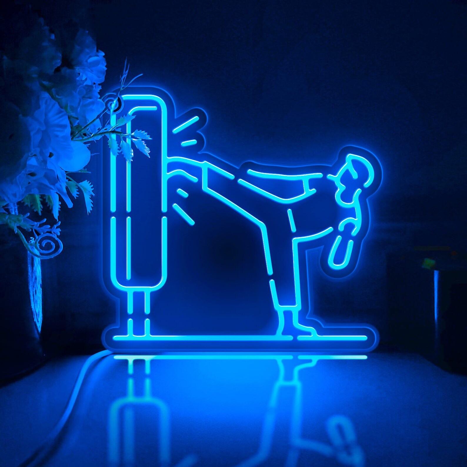 Chinese Kung Fu Led Light Box, Kung Fu Wall Art Decor, Light Sign ...