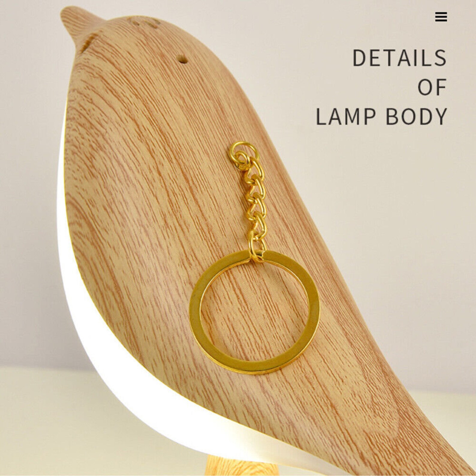 Modern Magpie Bird LED Table Desk Lamp Bedside Touch Reading Etsy