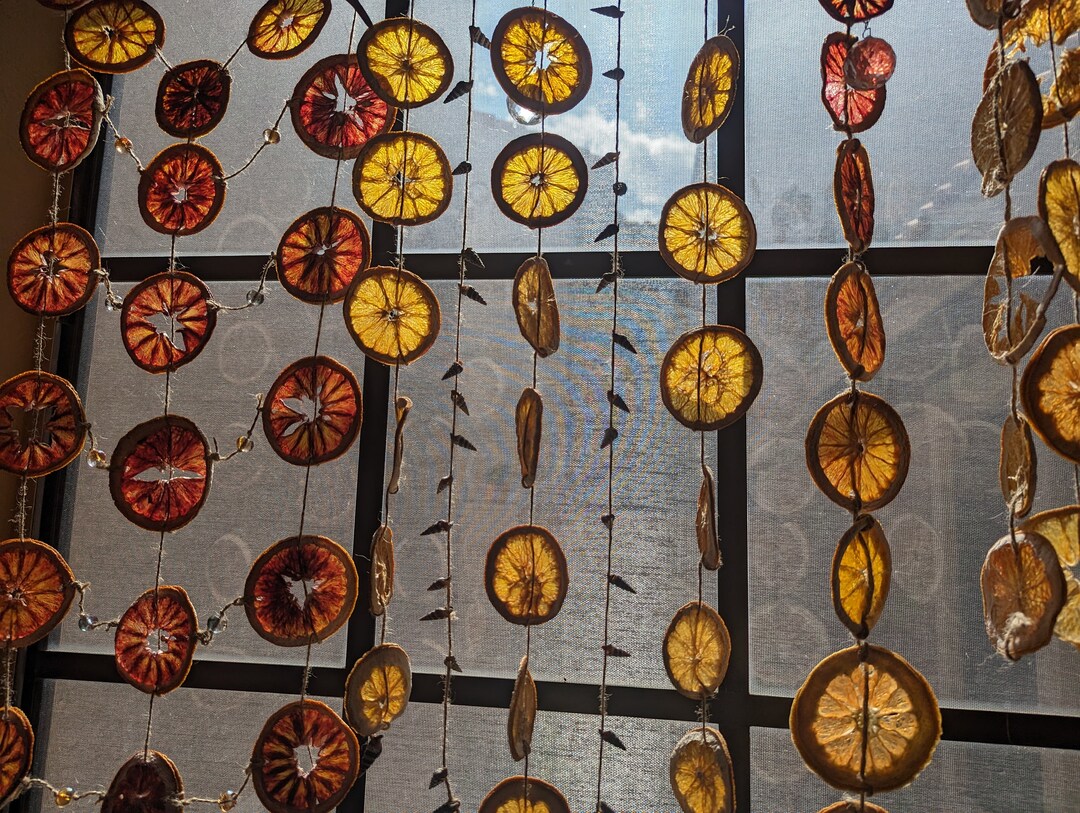 Grapefruit & Orange Handstrung Dried Citrus Garland Etsy