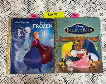 Disney Frozen Little Golden Book Hardcover by Victoria Saxon 2015