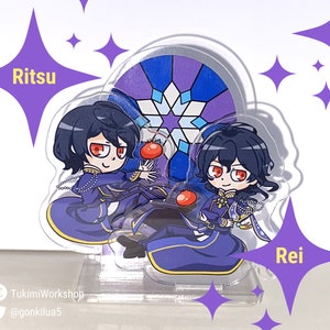 Rei Sakuma, Ritsu Sakuma, set in 3 stuks Enstars acryl standaard, ensemble sterren kaartenstandaard