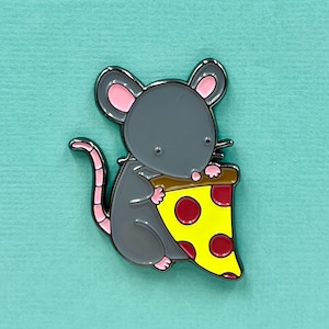 Pizza Rat Enamel Pin