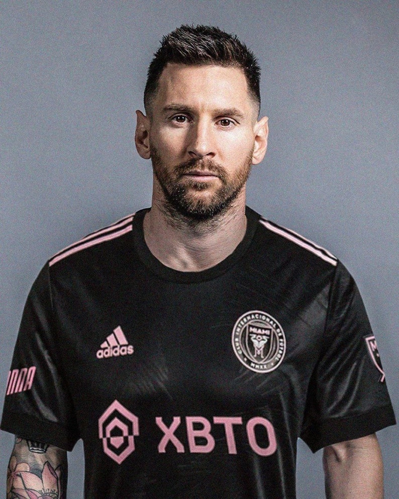 Inter Miami Leo Messi 20232024 Home/away Jersey Messi Inter Etsy Canada
