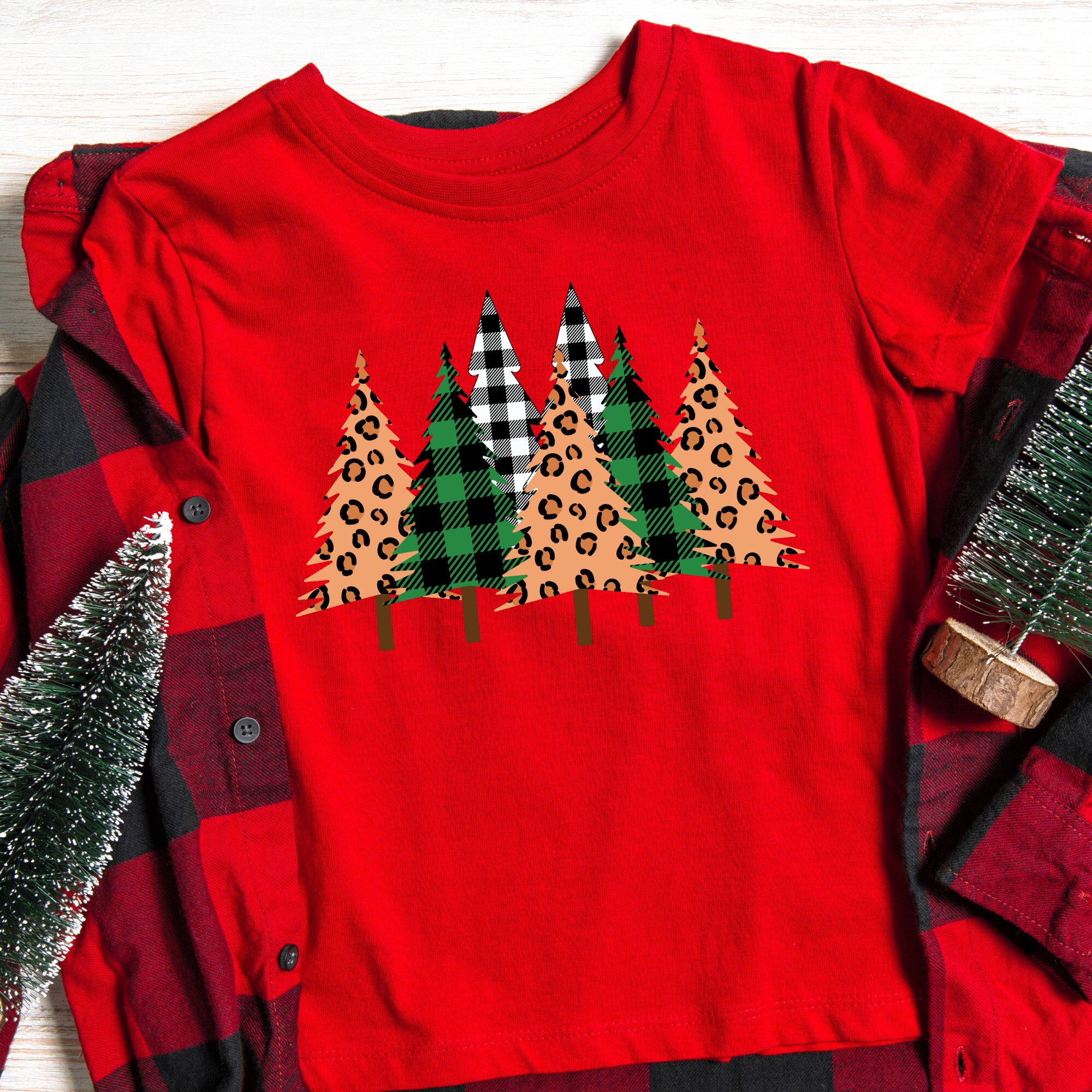 Buffalo Plaid Cheetah Tree Svg,christmas Tree Svg,merry Christmas Svg