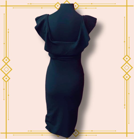 Black Off-shoulder Cocktail Dress - Tokito Collection - AU 8 - Etsy