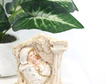 Mary & Jesus Brick frame Statue | Religious | GodMother | Bombonniere | Party Favor l Christening l Teacher l Mentor gift l Mother and Child