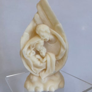 Holy Family Wing Candle l Baby Welcoming l Party Favor l Bomboneire l Baptism l Communion l Family l Relgious Candle l Christening l House l