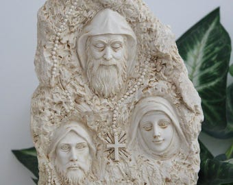 3 Maronite Saints Statue l Saint Charbel l Saint Rafqa l Saint Nimatulla l Lebanese l Housewarming l Religious Gift l Unique l Special l