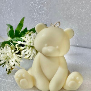 Teddy Bear Candle l New Born l Christening l Party Favor l Bomboniere I Novelty Gift I Candles l Baby Welcoming l Baptism l