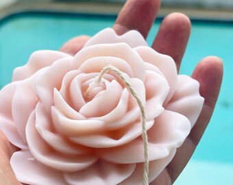 Rose Flower Candle l Party Favor l Bomboniere l Wedding l Baby Welcoming l Memorial l