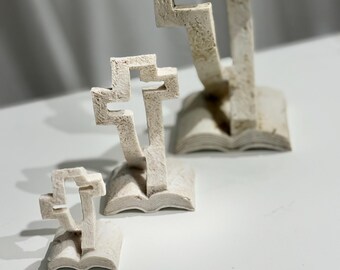 Cross Stone Finish l Jesus l party Favor l Bomboneire l Christening l Baptism l Baby Welcoming l Housewarming l Christmas l GiftIdea l
