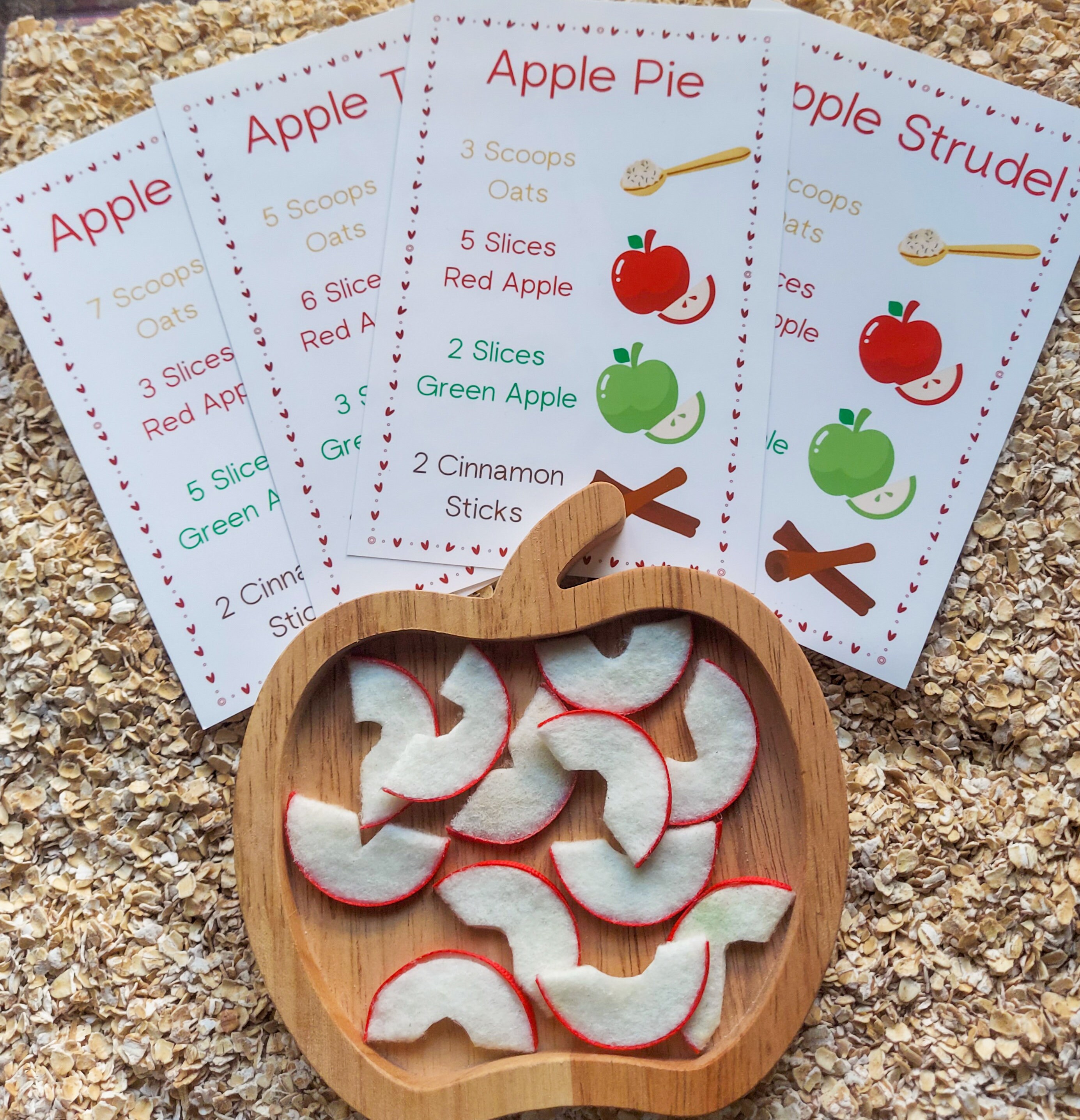 Apple Pie Recipe Cards PDF - Etsy