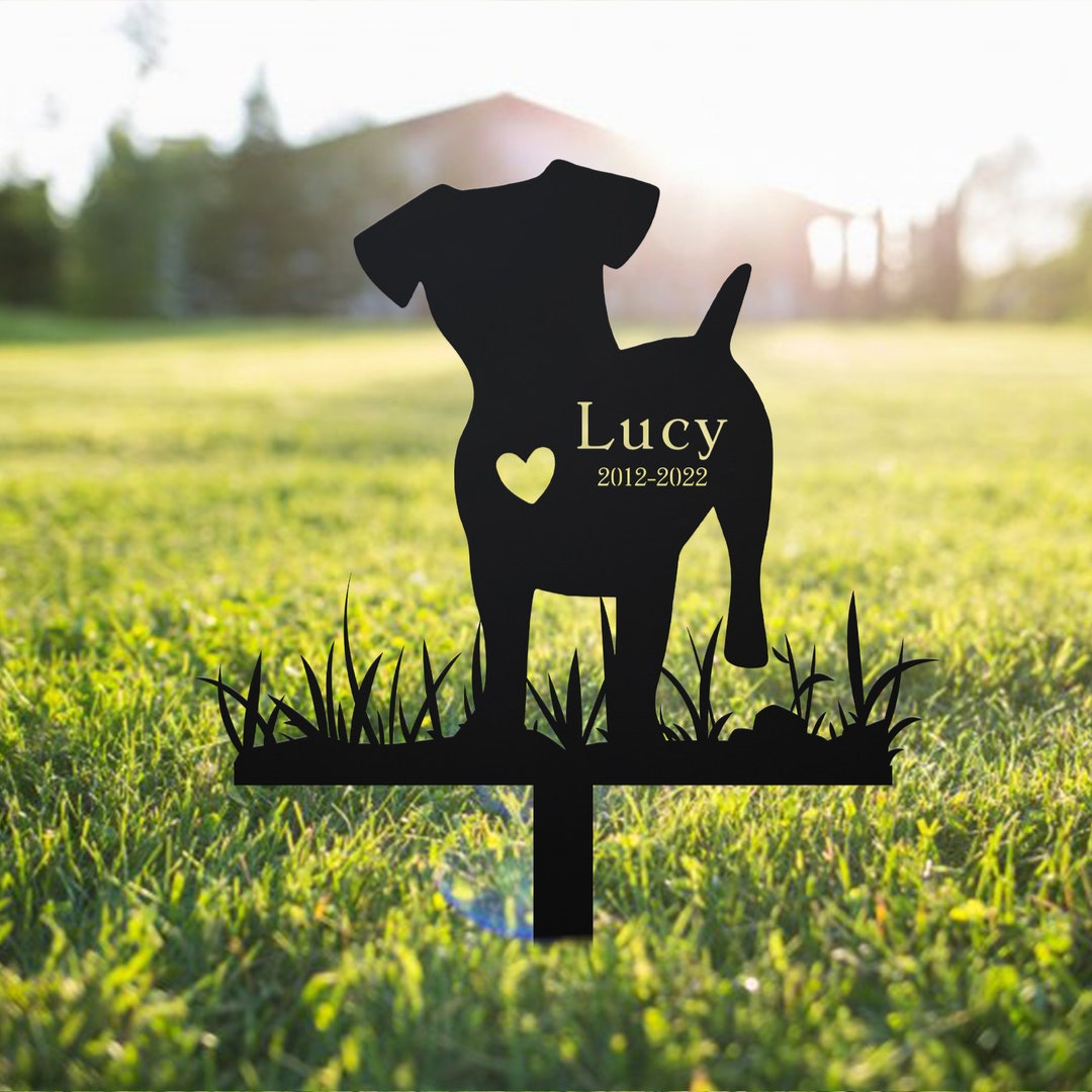 Custom Jack Russell Memorial Stake Sign Pet Loss Gift Etsy