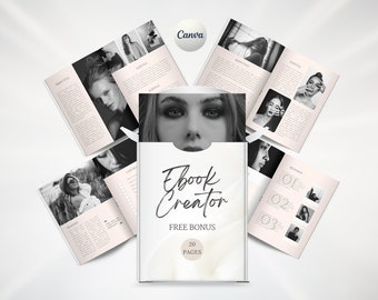 Modèle d'ebook Canva, aimant pour piste de coach, classeur de 20 pages (téléchargement numérique)