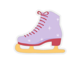Pegatina Purple Ice Skate