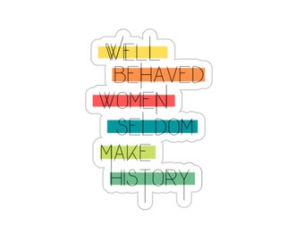 Las mujeres bien educadas rara vez hacen etiqueta de historia