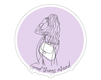 Pegatina de Good Things Ahead