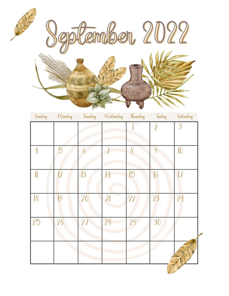 Boho 2022 2023 Printable Calendar Letter Size And A4 Etsy India Boho 2022 2023 printable calendar letter size and a4 etsy india