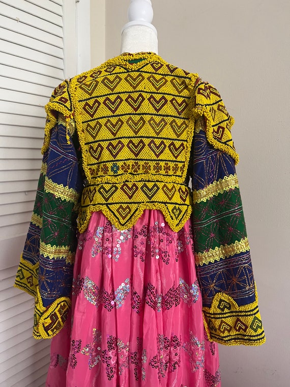 Afghan vintage Handmade Dress - Khaal Collection - image 8