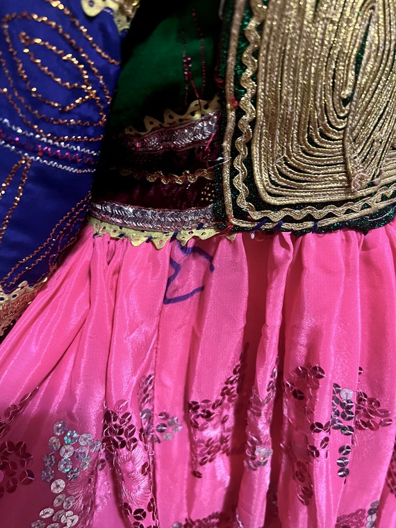 Afghan vintage Handmade Dress - Khaal Collection - image 6